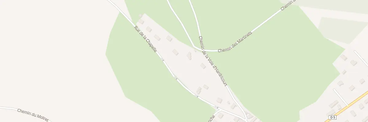 Plan du 22 Rue de la Chapelle à Sainte-Geneviève-lès-Gasny
