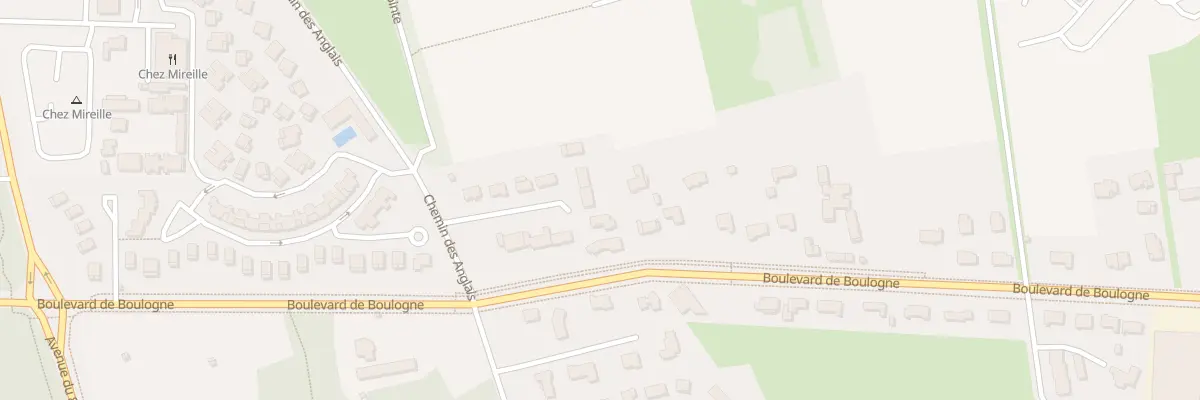 Plan du 9030 Che des Anglais à Berck