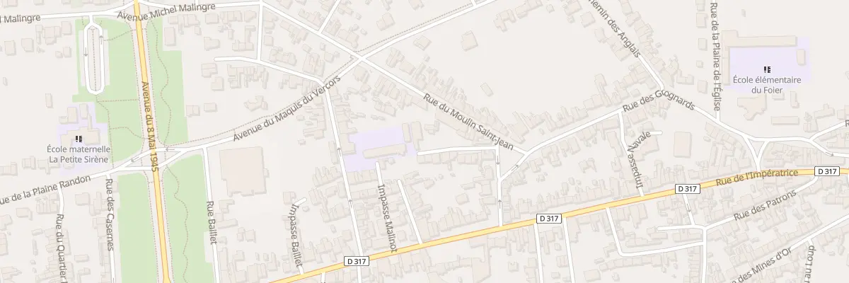 Plan du 10 Imp du Sacre Coeur à Berck