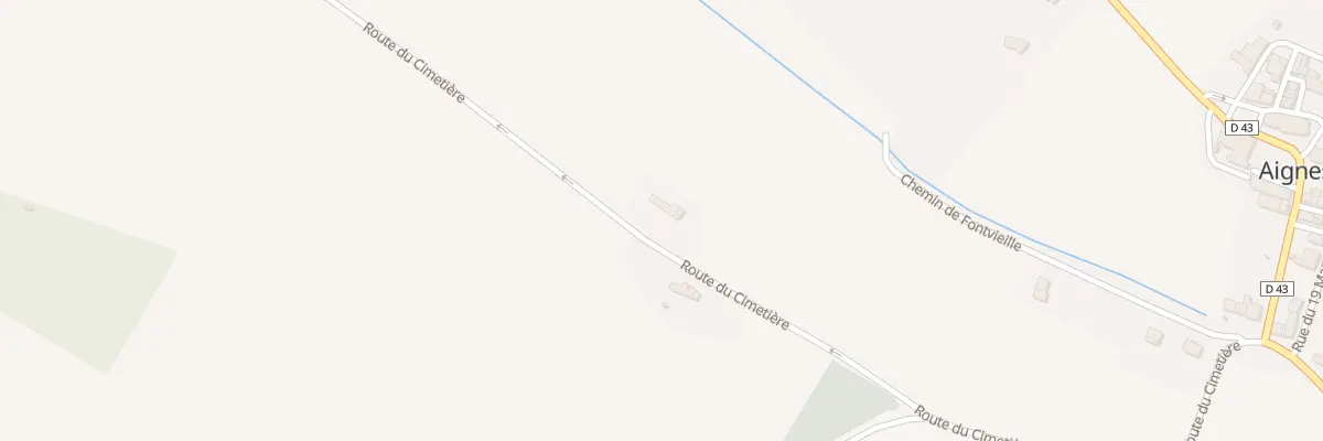 Plan du 72 Berniere à Aignes