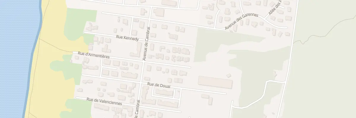 Plan du 38 Rue d’Armentières à Camiers
