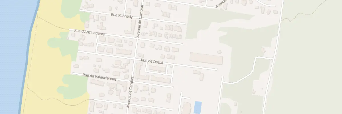 Plan du 34 Rue de Douai à Camiers