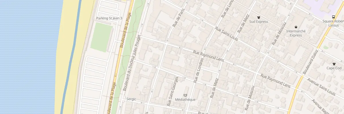 Plan du 103 Rue de Paris au Touquet-Paris-Plage