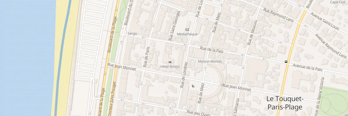 Plan du 126 Res Ascot Rue de Londres au Touquet-Paris-Plage