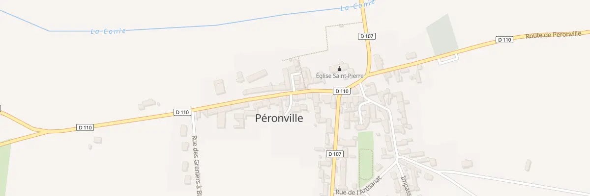 Plan du 2 Imp des Ouches à Péronville