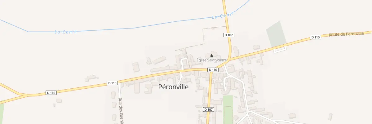 Plan du 3 Imp des Hirondelles à Péronville