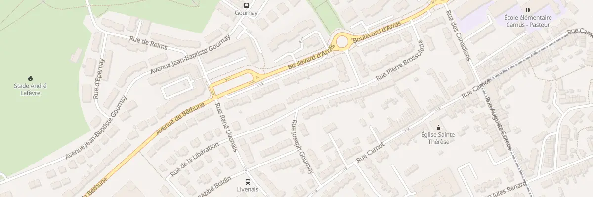 Plan du 21 Rue Pierre Brossolette au Portel