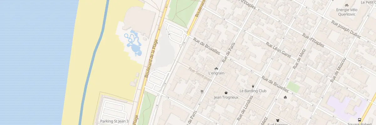 Plan du 1 Res Eldorado Rue Saint Jean au Touquet-Paris-Plage