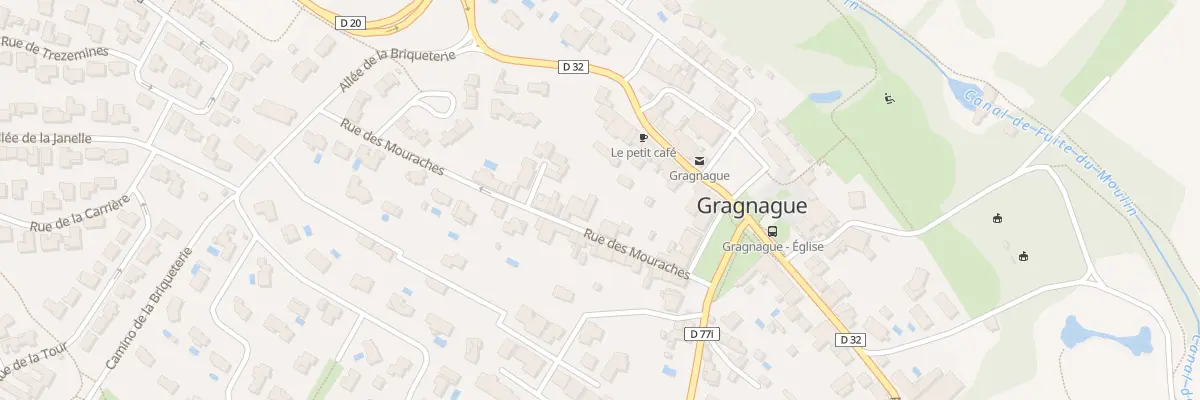 Plan du 11 Rue des Mouraches à Gragnague