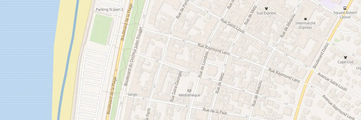 Plan du 13 Res Greenwich Rue Saint Amand au Touquet-Paris-Plage