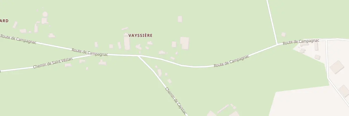 Plan du 5146 Vayssiere à Montfaucon