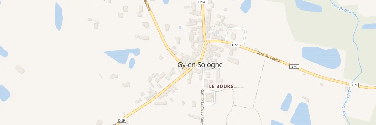 Plan du 4 Rue de la Tuilerie à Gy-en-Sologne