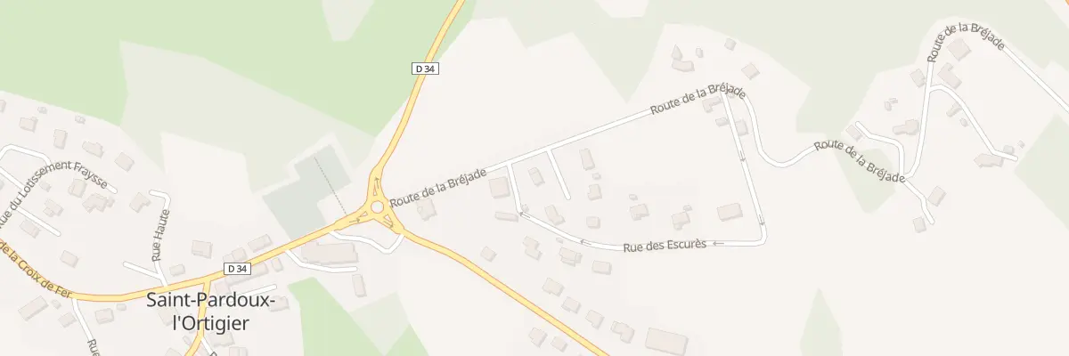 Plan du 5196 Les Escures à Saint-Pardoux-l’Ortigier