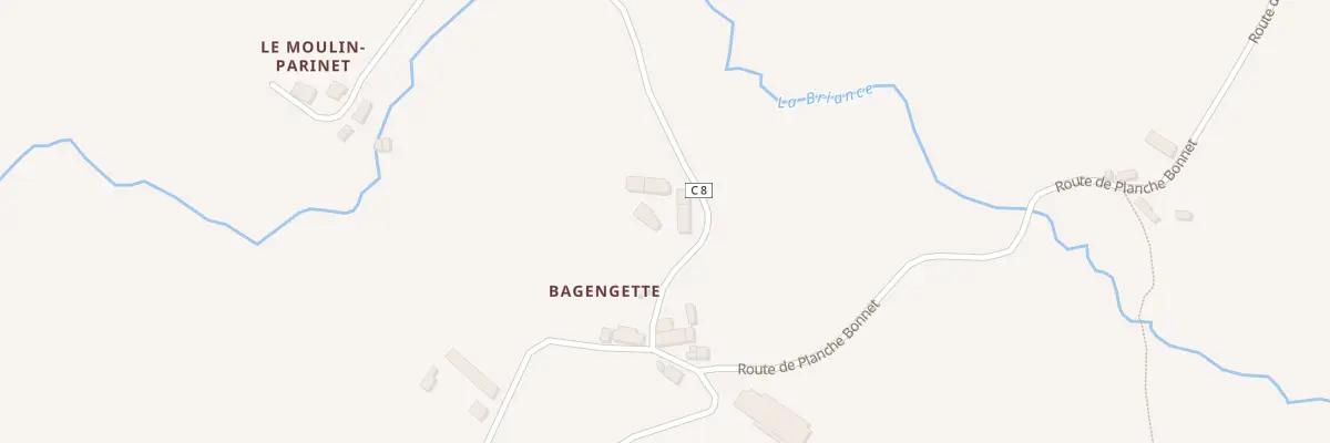 Plan du 214 Rte de Bagengette à La Croisille-sur-Briance