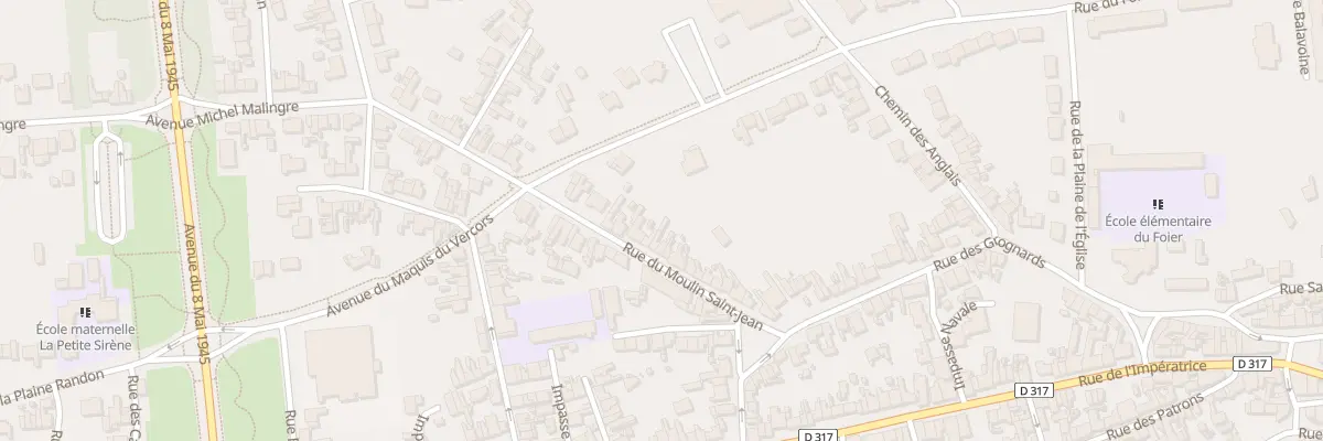 Plan du 30 Rue du Moulin Saint Jean à Berck