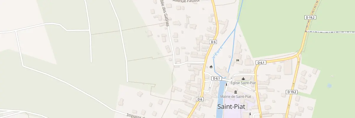 Plan du 2 All des Gâtines à Saint-Piat