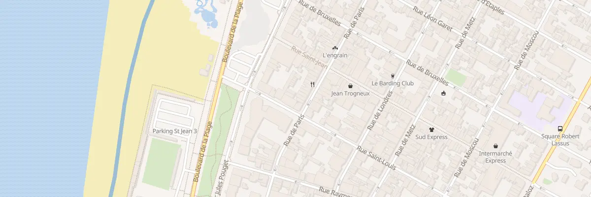 Plan du 86 Rue de Paris au Touquet-Paris-Plage