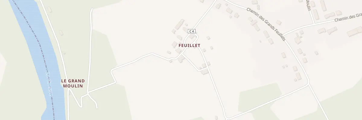 Plan du 9 Feuillet à Badecon-le-Pin