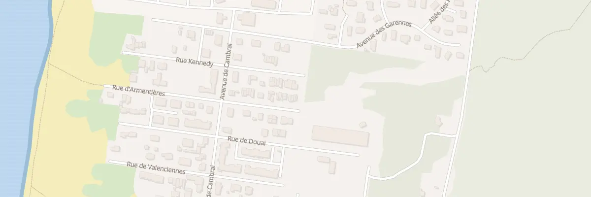 Plan du 16 Rue d’Armentières à Camiers