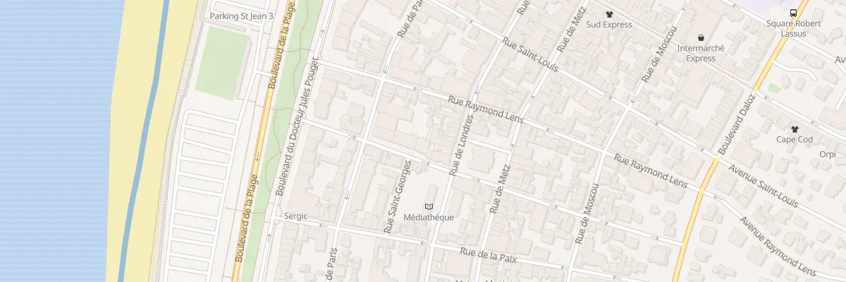 Plan du 15 Res Mayfair 15 Rue Saint Amand au Touquet-Paris-Plage