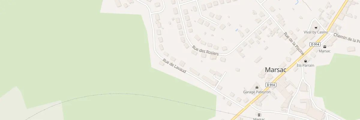 Plan du 36 Rue de Lavaud à Marsac