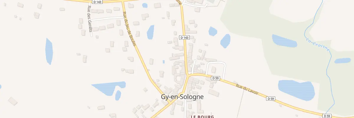 Plan du 5 Rue des Tailleurs à Gy-en-Sologne
