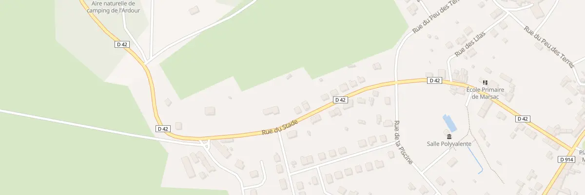 Plan du 16 Rue du Stade à Marsac