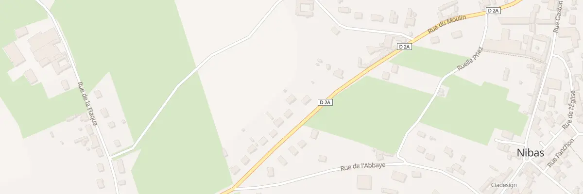 Plan du 30 Rue du Moulin à Nibas