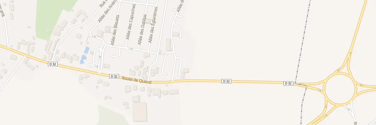 Plan du 1489 Rue de Quend à Fort-Mahon-Plage