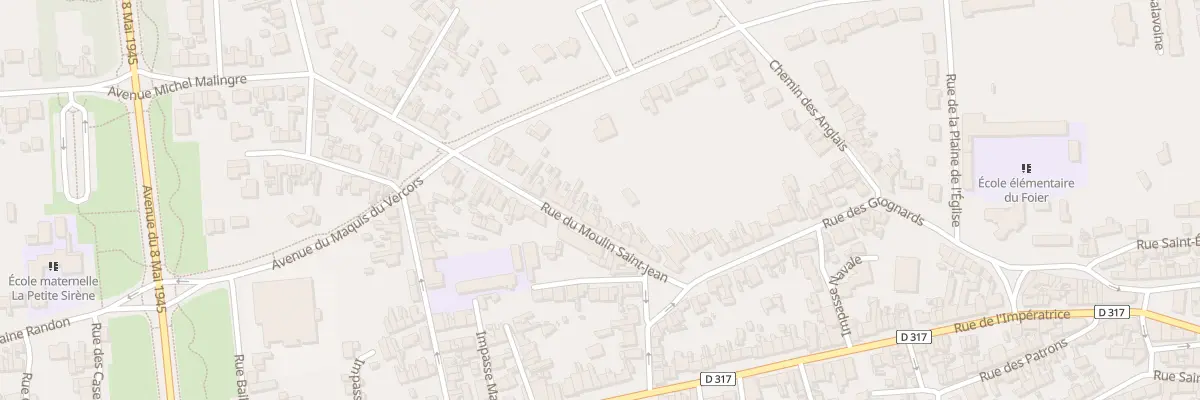 Plan du 18 Rue du Moulin Saint Jean à Berck