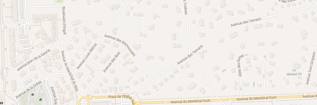 Plan du 48 Av des Tamaris à Neufchâtel-Hardelot