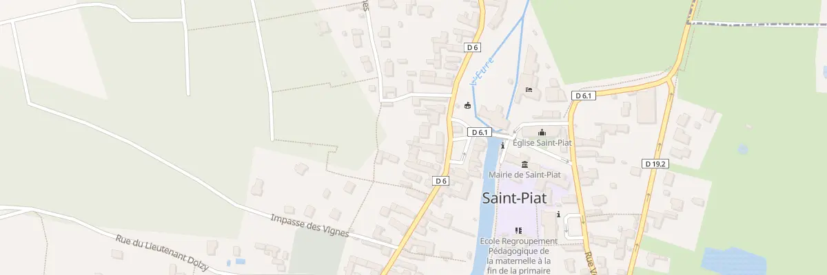 Plan du 38 Rue de la République à Saint-Piat