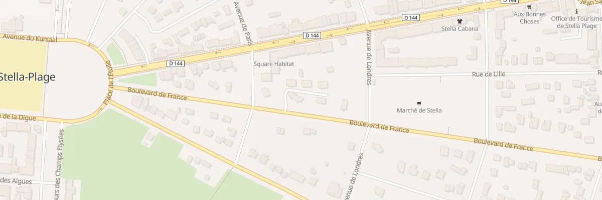 Plan du 2754 Bd de France à Cucq