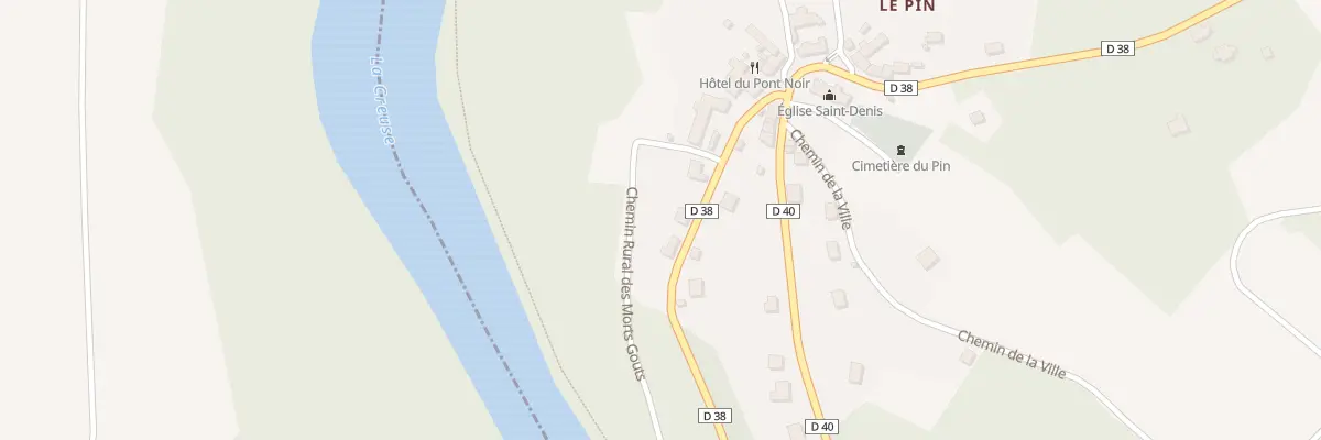 Plan du 5299 Le Pin à Badecon-le-Pin
