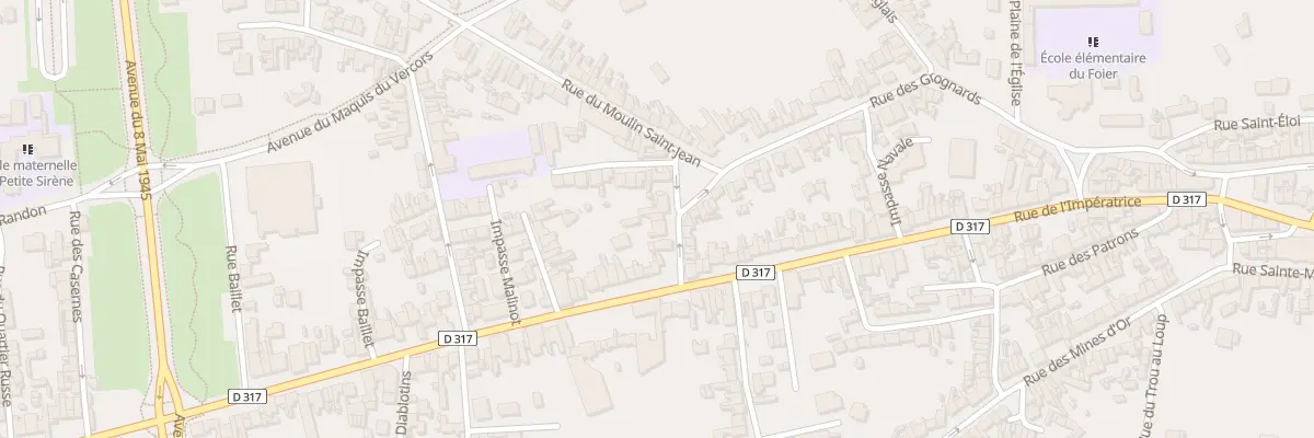 Plan du 5 Rue des Grognards à Berck