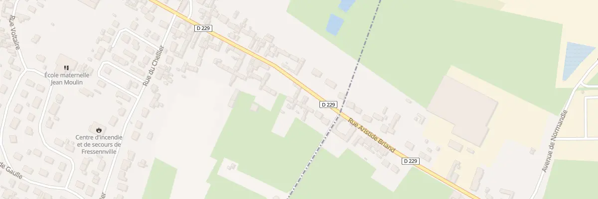 Plan du 94 Rue Jules Guesde à Fressenneville