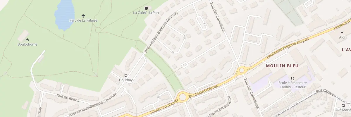 Plan du 10 Rue Clément Ader au Portel