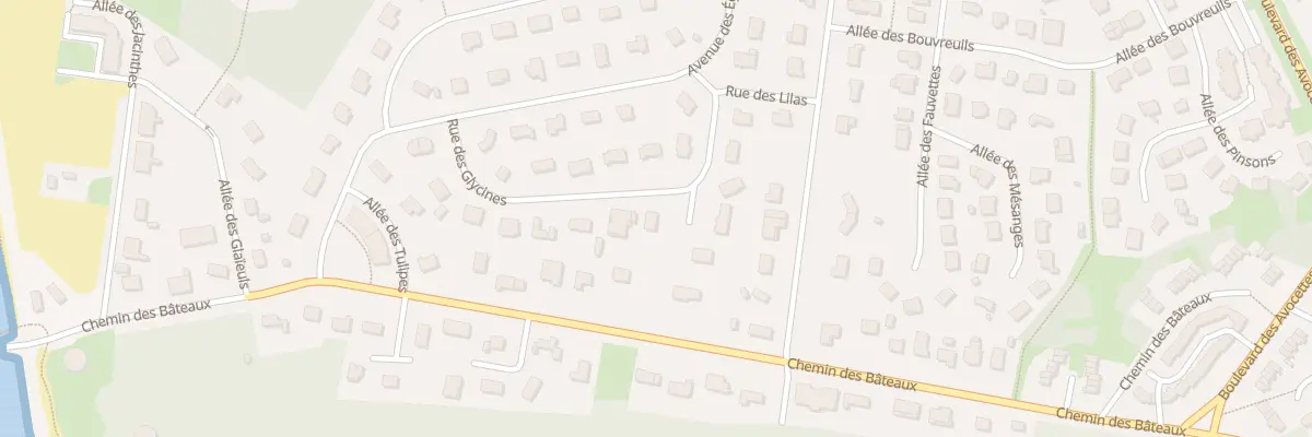 Plan du 85 Rue des Glycines à Camiers