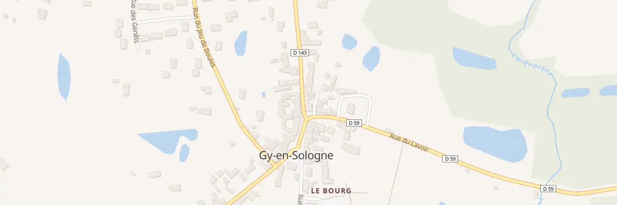 Plan du 1 Imp des Forges à Gy-en-Sologne