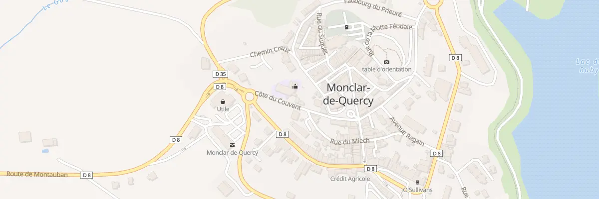 Plan du 7 Rue Cote du Couvent à Monclar-de-Quercy