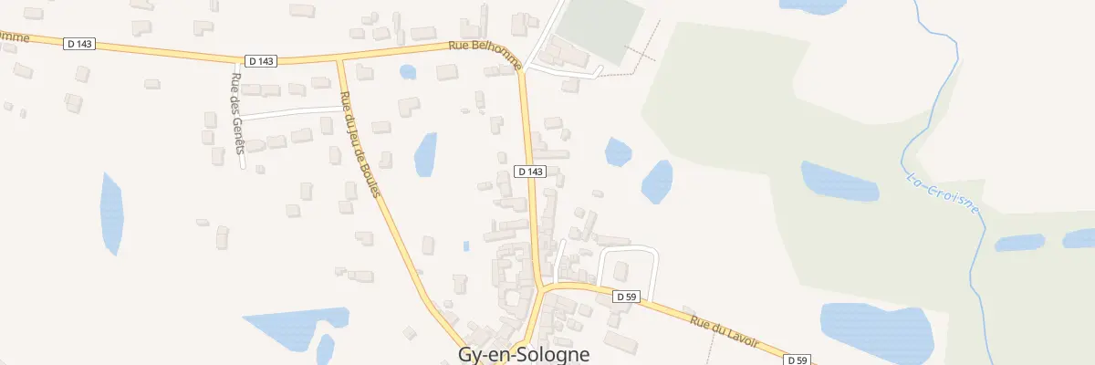 Plan du 10 Rue des Tailleurs à Gy-en-Sologne