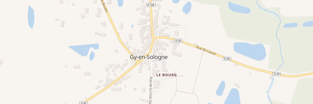 Plan du 5 Car Saint Martin à Gy-en-Sologne