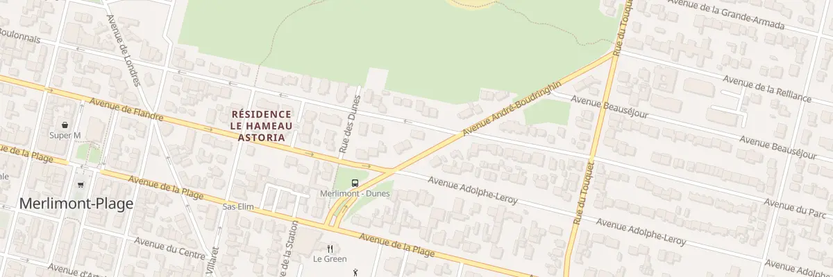 Plan du 82 Av du Parc à Merlimont