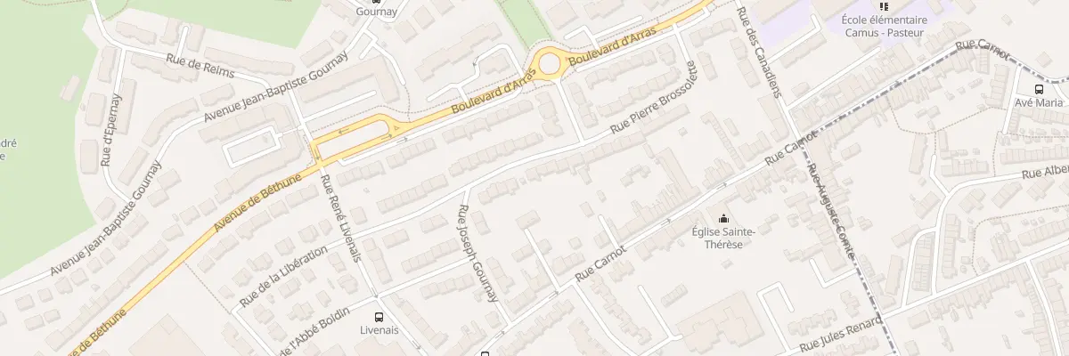 Plan du 34 Rue Pierre Brossolette au Portel