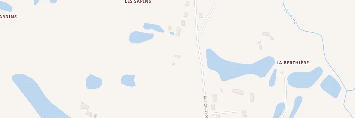 Plan du 100 Les Sapins à Gy-en-Sologne