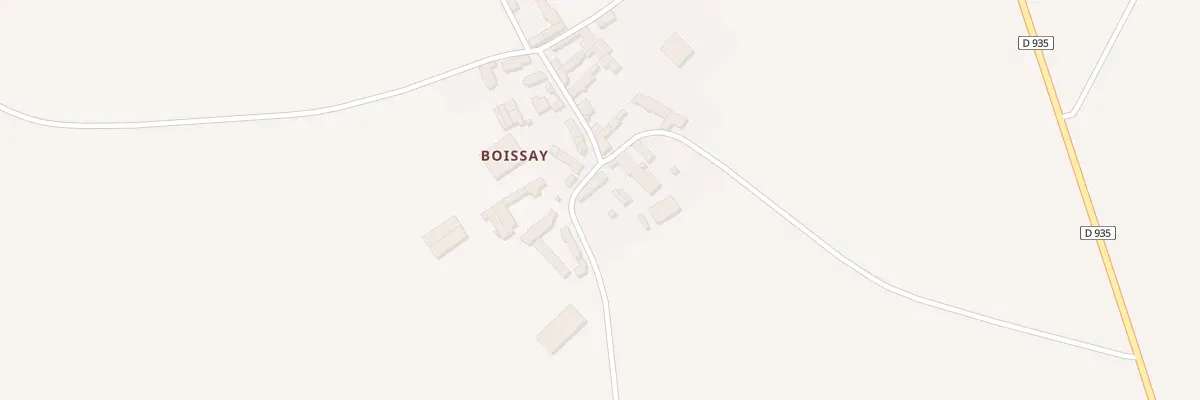 Plan de Boissay à Sancheville