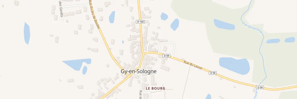 Plan du 2 Imp des Forges à Gy-en-Sologne