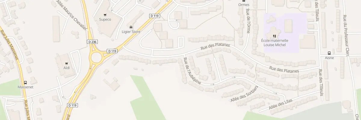 Plan du 3 Rue de l’Aubepine à Outreau