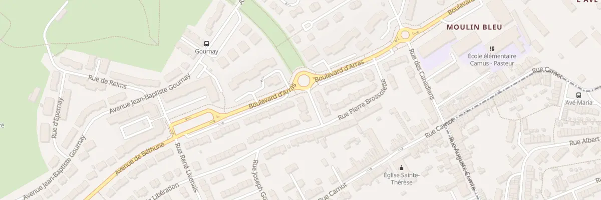 Plan du 2 Rue des Mineurs au Portel
