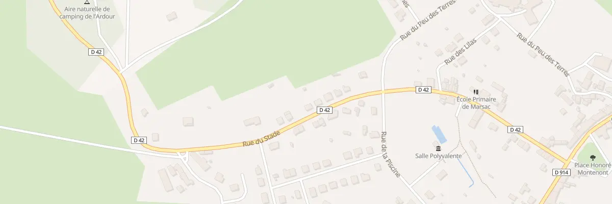 Plan du 10 Rue du Stade à Marsac